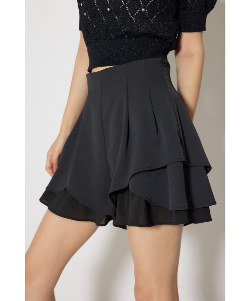 rienda（リエンダ）の「レイヤードパターンジャストウエストスコートショートパンツ 春服（その他パンツ・レディース・ブラック/ベージュ/ホワイト・X-SMALL/SMALL/MEDIUM）」の21枚目の写真