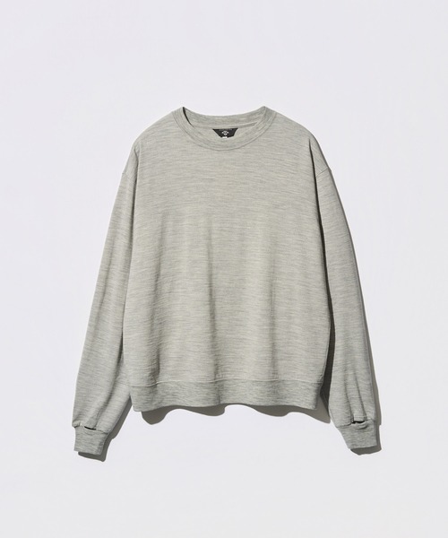 STONEMASTER(ストーンマスター )の「WASHABLE JAPANESE WOOL L/S TEE|ウォッシャブルジャパニーズウールロングスリーブTシャツ(Tシャツ/カットソー・メンズ・チャコール/グレー・S/L/XL/M)」の1枚目の写真
