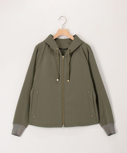 MICO COULIER（ミコクリエ）の「CICA配合サークルストレッチパーカー（ブルゾン・レディース・オリーブ/ブラック/ベージュ・38）」の9枚目の写真