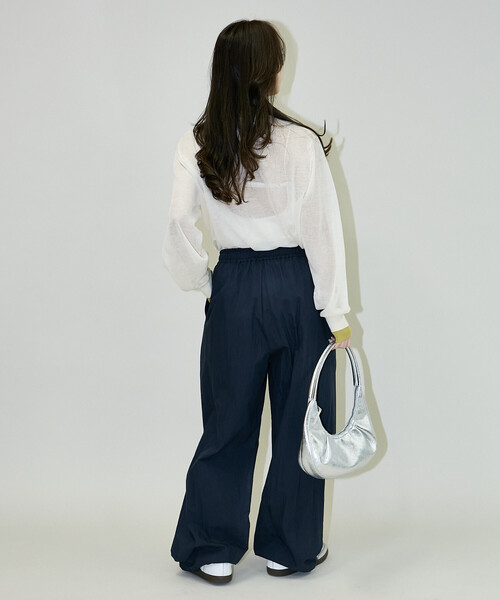 PUBLUX(パブリュクス)の「PUBLUX/パブリュクス 2WAY 巻きスカート 付き ナイロンパンツ 限定展開(その他パンツ・レディース・ブラウン/ネイビー/ベージュ・フリ-)」の19枚目の写真