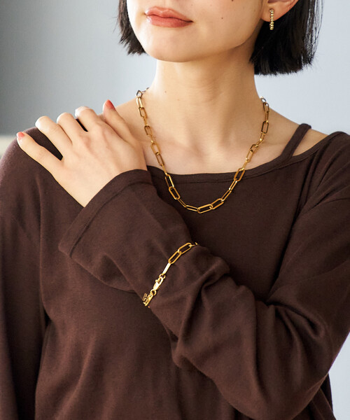 FREAK'S STORE(フリークスストア)の「HARPIE/ハーピー ELIOS ブレスレット/チェーンブレスレット(ブレスレット・レディース・ゴールド/シルバー・ONE SIZE)」の1枚目の写真