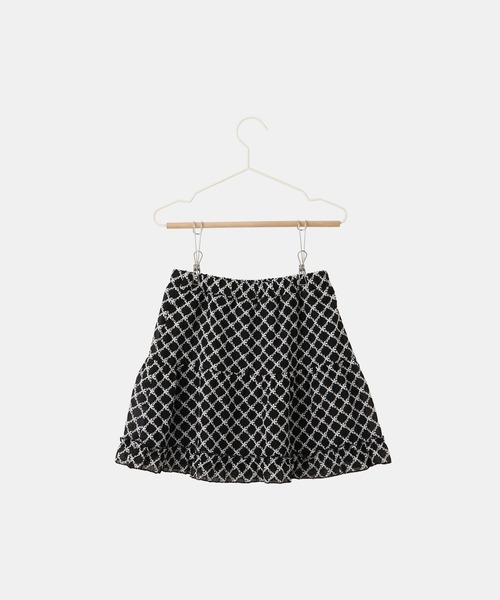ROPE' PICNIC(ロペピクニック)の「【KIDS/キッズ】インナーパンツ付きレースギャザースカート/セットアップ対応(スカート・キッズ・キナリ/ブラック・L/M/S)」の17枚目の写真