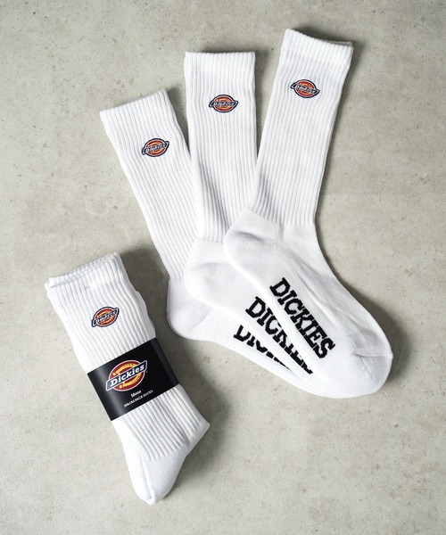 Dickies(ディッキーズ)の「"05"≪Dickies≫3足セット ブランドロゴマーク スリークォーターズソックス(ソックス/靴下・メンズ・ブラック/オフホワイト・25cm~27cm/23cm~25cm)」の15枚目の写真