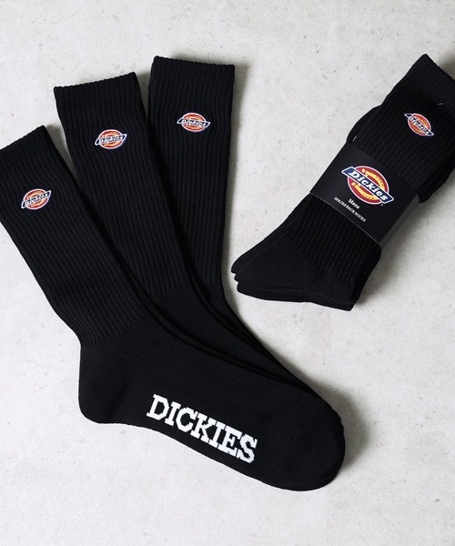 Dickies(ディッキーズ)の「"05"≪Dickies≫3足セット ブランドロゴマーク スリークォーターズソックス(ソックス/靴下・メンズ・ブラック/オフホワイト・25cm~27cm/23cm~25cm)」の14枚目の写真