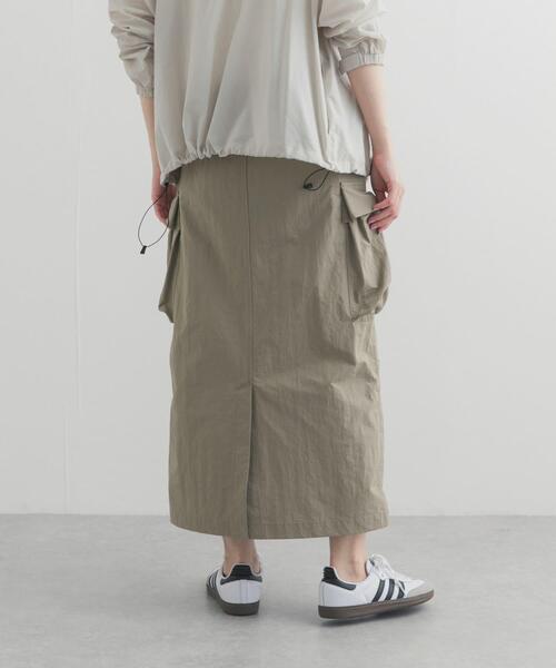 Snow Peak（スノーピーク）の「『別注』Snow Peak Apparel×DOORS　 NYLON WASHER SKIRT（スカート・レディース・ベージュ系その他/チャコールグレー/ブラック・ONE）」の17枚目の写真