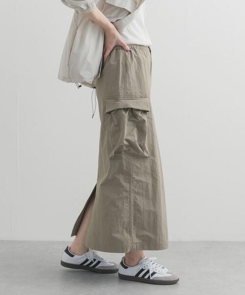 Snow Peak（スノーピーク）の「『別注』Snow Peak Apparel×DOORS　 NYLON WASHER SKIRT（スカート・レディース・ベージュ系その他/チャコールグレー/ブラック・ONE）」の18枚目の写真