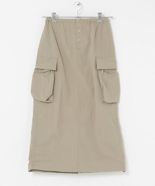 Snow Peak（スノーピーク）の「『別注』Snow Peak Apparel×DOORS　 NYLON WASHER SKIRT（スカート・レディース・ベージュ系その他/チャコールグレー/ブラック・ONE）」の21枚目の写真