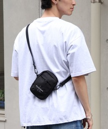 Calvin Klein | 【Calvin Klein/カルバンクライン】BOLD LOGO NYLON SLIM REPORTER / ボールド ロゴ ナイロン スリム ショルダーバッグ(ショルダーバッグ)