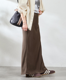 U by SPICK&SPAN（ユーバイスピックアンドスパン）の「《追加》サテンロングスカート（スカート）」