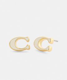 COACH（コーチ）の「エナメル シグネチャー スタッド ピアス（ピアス（両耳用））」