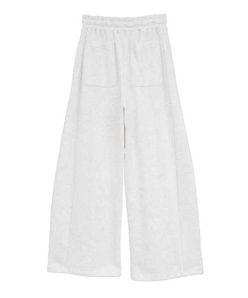 CLANE（クラネ）の「【CLANE/クラネ】COCOON BULKY SWEAT PANTS/コクーンバルキースウェットパンツ（スウェットパンツ・レディース・レッド/ホワイト/グレー/ブラック・1/0）」の12枚目の写真