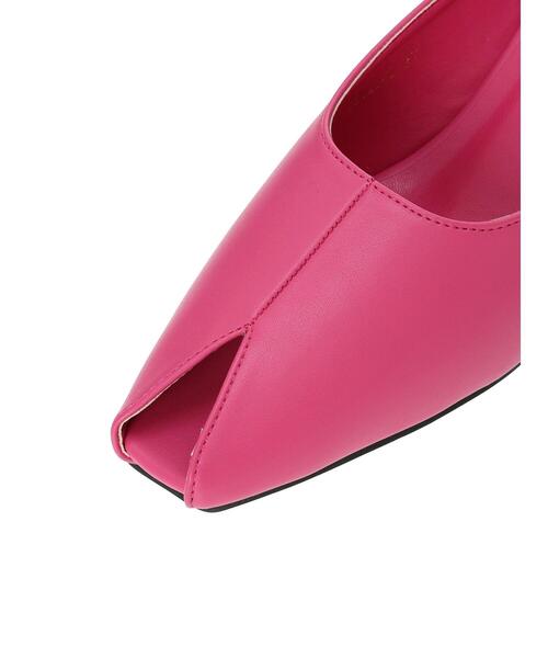 Te chichi（テチチ）の「フロントオープンミュール（パンプス・レディース・ピンク/ベージュ/ブラック・37/38）」の8枚目の写真