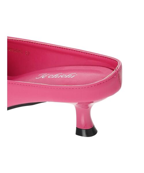 Te chichi（テチチ）の「フロントオープンミュール（パンプス・レディース・ピンク/ベージュ/ブラック・37/38）」の9枚目の写真