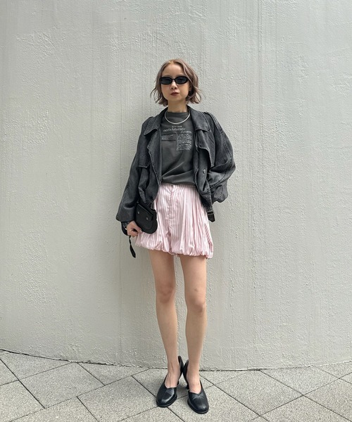 Ameri（アメリ）の「＜ZOZOTOWN限定＞VINTAGE LIKE LAYARD LONG TEE（Tシャツ/カットソー・レディース・ピンク/カーキ/チャコールグレー・FREE）」の13枚目の写真