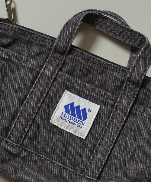 MADDEN(メデン)の「【MADDEN】12oz キャンバス ミニポーチ MDPM-04(ハンドバッグ・メンズ・ブラック×グレー/キナリ/サックスブルー/ピンク・ONE SIZE)」の19枚目の写真