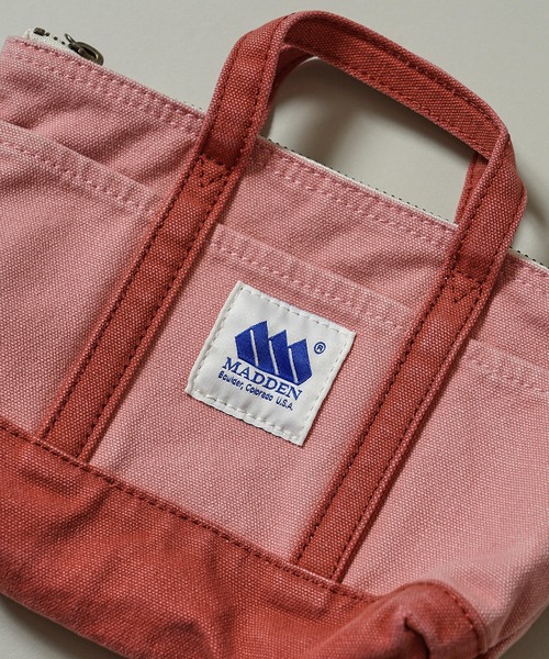 MADDEN(メデン)の「【MADDEN】12oz キャンバス ミニポーチ MDPM-04(ハンドバッグ・メンズ・ブラック×グレー/キナリ/サックスブルー/ピンク・ONE SIZE)」の22枚目の写真
