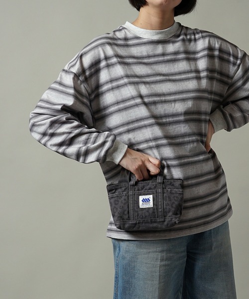 MADDEN(メデン)の「【MADDEN】12oz キャンバス ミニポーチ MDPM-04(ハンドバッグ・メンズ・ブラック×グレー/キナリ/サックスブルー/ピンク・ONE SIZE)」の12枚目の写真