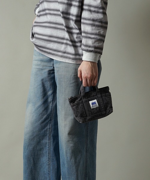 MADDEN(メデン)の「【MADDEN】12oz キャンバス ミニポーチ MDPM-04(ハンドバッグ・メンズ・ブラック×グレー/キナリ/サックスブルー/ピンク・ONE SIZE)」の14枚目の写真