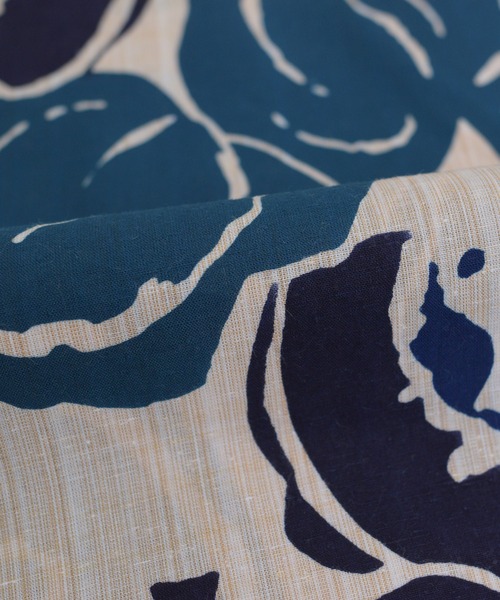 utatane（ウタタネ）の「手染め注染浴衣3点セット utatane×注染工房 先染めベージュ 南瓜 青紺（浴衣・レディース・ベージュ・FREE）」の10枚目の写真
