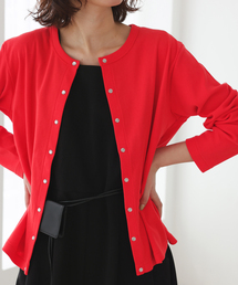 SLOBE IENA（スローブイエナ）の「強撚フライスパールボタンカーディガン（カーディガン/ボレロ）」