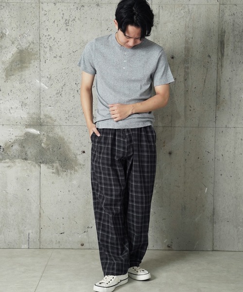 MILLER（ミラー）の「"02"≪Robert P. Miller≫パックT パネルリブ ヘンリーネック Tシャツ（Tシャツ/カットソー・メンズ・ブラック/グレー/オフホワイト・XL/L/M）」の17枚目の写真
