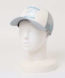 NEW ERA（ニューエラ）の「【NEW ERA/ニューエラ】9FORTY A-Frame トラッカー ちいかわ / ちいかわ・モモンガ スノーグレー（キャップ）」