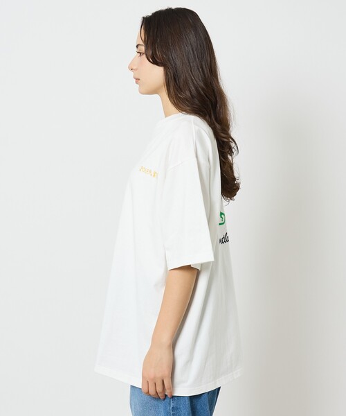 POLeR(ポーラー)の「【POLeR/ポーラー】TOURIST T shirt / スーベニア / Tシャツ / 261MCV052 / ユニセックス(Tシャツ/カットソー・メンズ・ホワイト/ベージュ・L/M)」の7枚目の写真