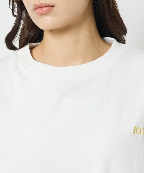 POLeR(ポーラー)の「【POLeR/ポーラー】TOURIST T shirt / スーベニア / Tシャツ / 261MCV052 / ユニセックス(Tシャツ/カットソー・メンズ・ホワイト/ベージュ・L/M)」の10枚目の写真