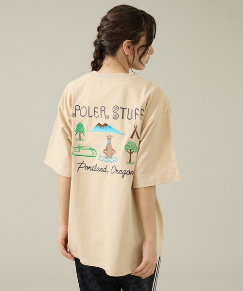 POLeR(ポーラー)の「【POLeR/ポーラー】TOURIST T shirt / スーベニア / Tシャツ / 261MCV052 / ユニセックス(Tシャツ/カットソー・メンズ・ホワイト/ベージュ・L/M)」の19枚目の写真