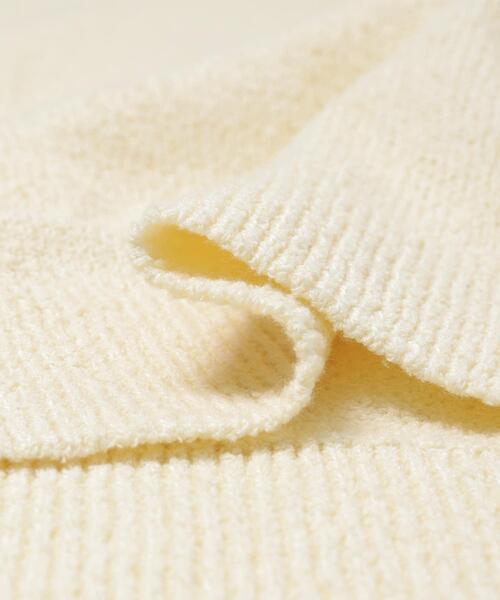 URBAN RESEARCH DOORS（アーバンリサーチドアーズ）の「メランジブークレショートKNIT｜ショート丈/ニット/春ニット/大人カジュアル（ニット/セーター・レディース・ベージュ/ブルー/ブラック系その他・FREE）」の22枚目の写真