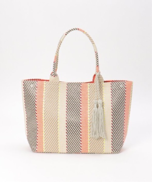 LBC（エルビーシー）の「タッセル付きカラーモザイクトートバッグ（ショルダーバッグ・レディース・ブラウン/オレンジ/ブラック・FREE）」の20枚目の写真