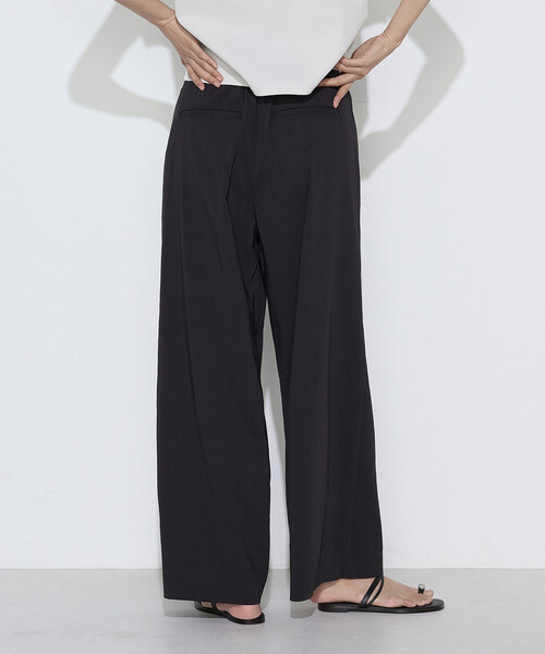 K.T KIYOKO TAKASE（キヨコタカセ）の「リネン／トリアセテート ハイウエストパンツ（その他パンツ・レディース・チャコール/キナリ/ブラウン・9号）」の17枚目の写真