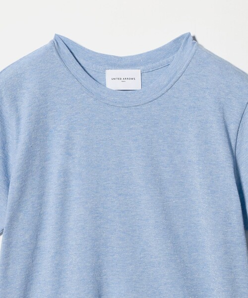 UNITED ARROWS(ユナイテッドアローズ)の「ラメ テンジク Tシャツ(Tシャツ/カットソー・レディース・ゴールド/ダークグレー/シルバー/ライトブルー/ブラック・FREE)」の20枚目の写真