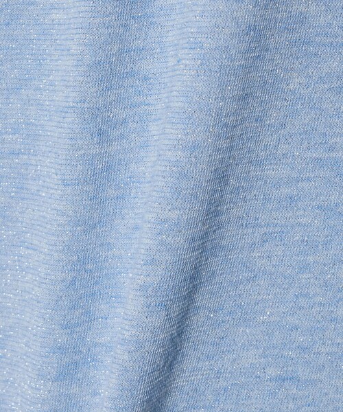 UNITED ARROWS(ユナイテッドアローズ)の「ラメ テンジク Tシャツ(Tシャツ/カットソー・レディース・ゴールド/ダークグレー/シルバー/ライトブルー/ブラック・FREE)」の18枚目の写真