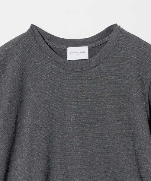 UNITED ARROWS(ユナイテッドアローズ)の「ラメ テンジク Tシャツ(Tシャツ/カットソー・レディース・ゴールド/ダークグレー/シルバー/ライトブルー/ブラック・FREE)」の9枚目の写真