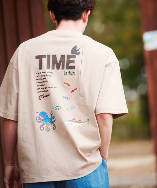 COBMASTER（コブマスター）の「COBMASTER/コブマスター　吸水速乾/抗菌防臭 ルーズTEE《サマーアクティビティ》（Tシャツ/カットソー・メンズ・ホワイト/ライトベージュ/ラベンダー・LARGE/X-LARGE/MEDIUM）」の8枚目の写真