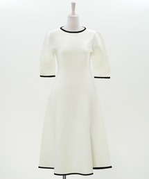 &BLOOM（アンドブルーム）の「ホールガーメント バイカラー ニットワンピース ＆BLOOM（アンドブルーム）（ワンピース）」