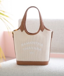 Samantha Thavasa | カジュアルキャンバスハンドバッグ(ハンドバッグ)