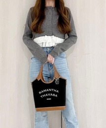 Samantha Thavasa（サマンサタバサ）の「カジュアルキャンバスハンドバッグ（ハンドバッグ）」