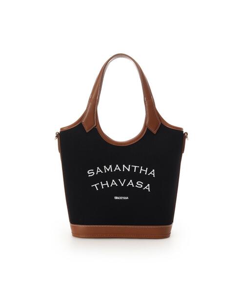Samantha Thavasa(サマンサタバサ)の「カジュアルキャンバスハンドバッグ(ハンドバッグ・レディース・オフホワイト/ブラック・FREE)」の16枚目の写真