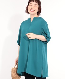 【LL~6L 大きいサイズ】【WEB/一部店舗限定】バルーンスリーブチュニック
