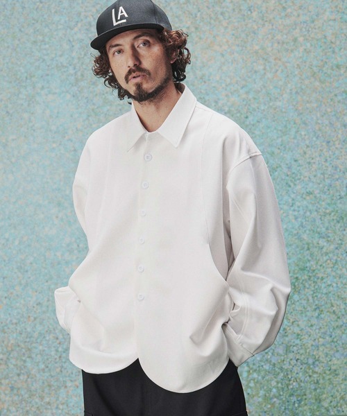 THEOREM(セオレム)の「ms6489- Walk Around LS Shirts シャツ(TRM26-T054S)(シャツ/ブラウス・メンズ・ネイビー/オフホワイト・M/XL/L)」の3枚目の写真