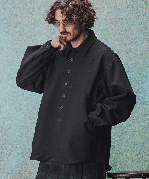 THEOREM(セオレム)の「ms6489- Walk Around LS Shirts シャツ(TRM26-T054S)(シャツ/ブラウス・メンズ・ネイビー/オフホワイト・M/XL/L)」の9枚目の写真