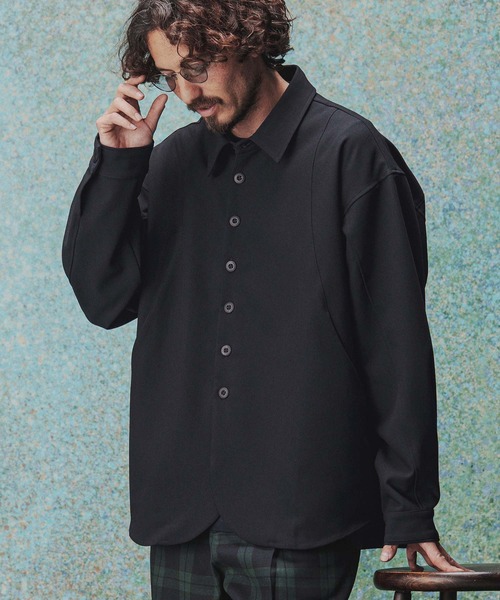 THEOREM(セオレム)の「ms6489- Walk Around LS Shirts シャツ(TRM26-T054S)(シャツ/ブラウス・メンズ・ネイビー/オフホワイト・M/XL/L)」の10枚目の写真