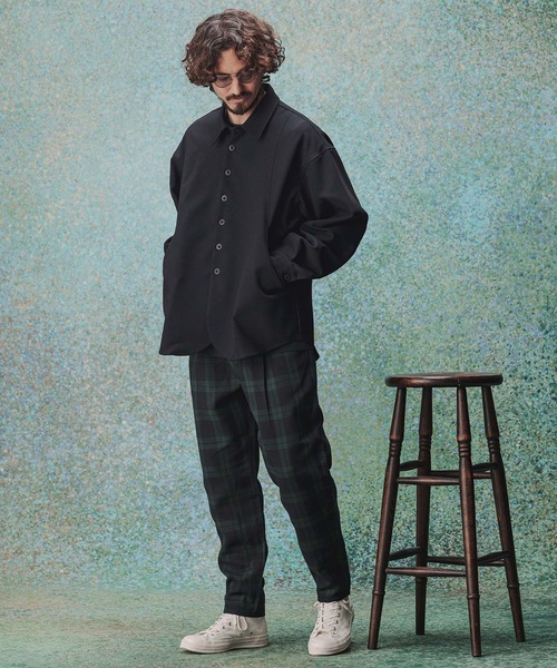 THEOREM(セオレム)の「ms6489- Walk Around LS Shirts シャツ(TRM26-T054S)(シャツ/ブラウス・メンズ・ネイビー/オフホワイト・M/XL/L)」の13枚目の写真