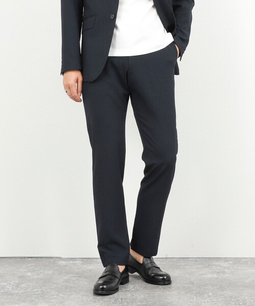 NOLLEY’S(ノーリーズ)の「《ビジカジ/セットアップ対応》TRABEST サッカーイージーパンツ 26SS(その他パンツ・メンズ・ブルー系その他/チャコールグレー/ダークネイビー・S/M/L/XL)」の1枚目の写真