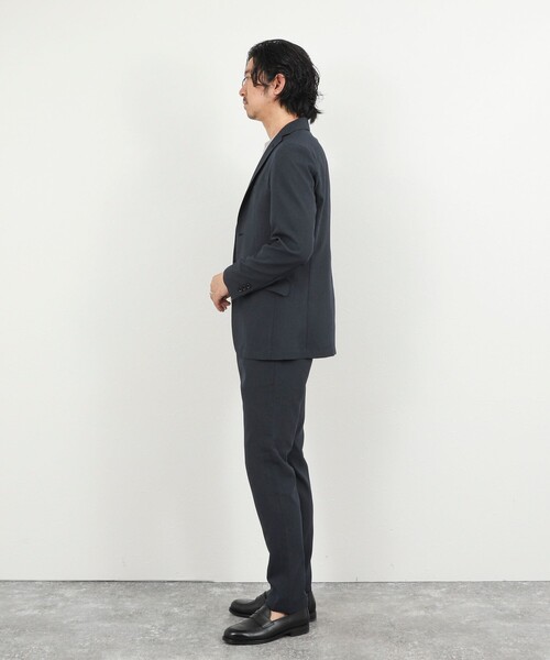 NOLLEY’S(ノーリーズ)の「《ビジカジ/セットアップ対応》TRABEST サッカーイージーパンツ 26SS(その他パンツ・メンズ・ブルー系その他/チャコールグレー/ダークネイビー・S/M/L/XL)」の6枚目の写真