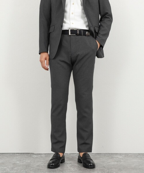 NOLLEY’S(ノーリーズ)の「《ビジカジ/セットアップ対応》TRABEST サッカーイージーパンツ 26SS(その他パンツ・メンズ・ブルー系その他/チャコールグレー/ダークネイビー・S/M/L/XL)」の14枚目の写真