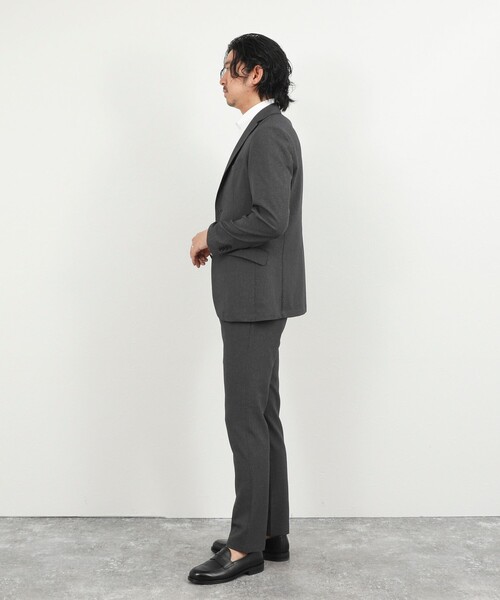 NOLLEY’S(ノーリーズ)の「《ビジカジ/セットアップ対応》TRABEST サッカーイージーパンツ 26SS(その他パンツ・メンズ・ブルー系その他/チャコールグレー/ダークネイビー・S/M/L/XL)」の16枚目の写真