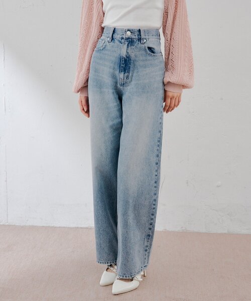 Chico(チコ)の「2wayストレートデニム(デニムパンツ・レディース・ブルー系その他/ブルー・SMALL/MEDIUM)」の2枚目の写真